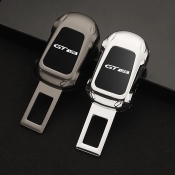 Принадлежности для украшения интерьера автомобиля, Стайлинг автомобиля, Зажим для пряжки ремня безопасности автомобиля для GT LINE Peugeot Gtline Gti Gti-Аксессуары