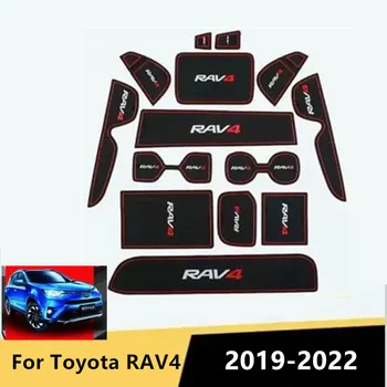 Противоскользящий Коврик Для Toyota RAV4 2019 ~ 2022 XA50 RAV 4 50 Слот Для Ворот Коврики Резиновые Накладки Коврик Нескользящие Автомобильные Наклейки Аксессуары