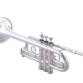 Профессиональная труба Silver drop E-D с двумя наборами трубок для изменения звука, позволяющая переключать звук трубы профессионального уровня.