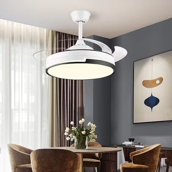 Ресторанные Невидимые потолочные светильники Домашняя Встроенная Люстра 2022 года выпуска с легким электрическим вентилятором