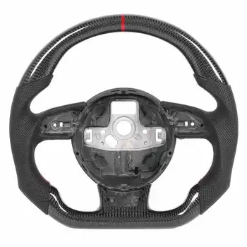Рулевые колеса Из углеродного волокна, Рулевое колесо из перфорированной кожи Наппа, Подходит для B8.5 RS3 RS4 RS5 RS6 RS7 2013-2016 дирексион
