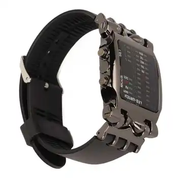 Светодиодные электронные часы Binary Watch с красочным светодиодным цифровым дисплеем для больших мальчиков