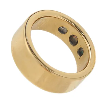 Смарт-кольцо IPX8, отслеживающее частоту сердечных сокращений, определяющее состояние сна, золотое перезаряжаемое смарт-кольцо для здоровья емкостью 18 мАч
