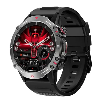 Смарт-часы HK87, прочные мужские умные часы для спорта на открытом воздухе, AMOLED-экран, Bluetooth, голосовой вызов, AI, фитнес-трекер емкостью 410 мАч