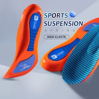 Спортивные ортопедические стельки для ног, мужские и женские Дышащие амортизирующие стельки для обуви EVA, стельки для бега, баскетбола, прокладки для спортивного ухода
