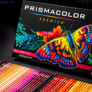 США цветные карандаши prismacolor 48 72 150 цветов мягкий основной цвет яркие студенты-искусствоведы заливают цветом граффити художника маслянистый набор цветов