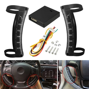 Универсальный автомобильный Беспроводной контроллер рулевого колеса Дистанционная кнопка 12 клавиш Автомобильный радиоприемник Android DVD GPS Плеер Беспроводной контроллер