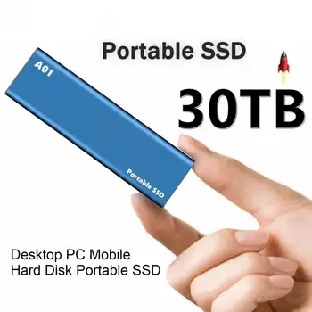Универсальный Надежный Портативный SSD-Накопитель Внешние Мобильные Жесткие Диски Ультратонкий Мобильный Жесткий Диск Противоударные Компьютерные Аксессуары