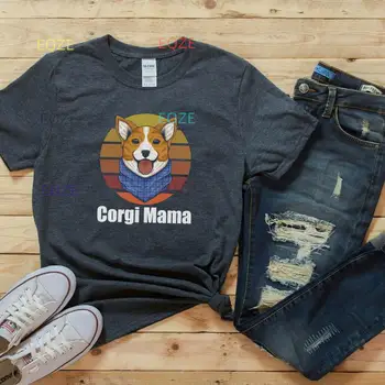 Футболка Corgi, лучшая футболка для мамы-собаки, футболка для любителей собак, подарок для мамы-собаки, подарок для любителей собак, подарок для женщин
