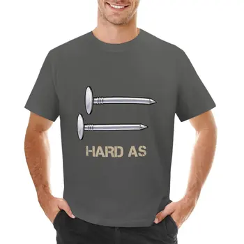 Футболка Hard as nails sweat, новое издание мужских графических футболок в стиле хип-хоп