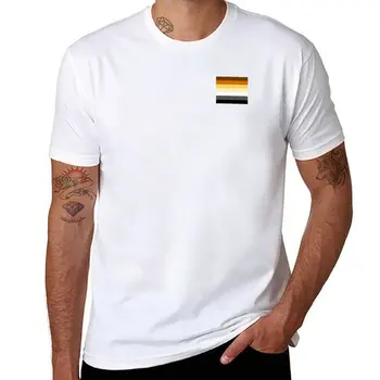 Футболка New Bear Pride Flag 2, индивидуальные футболки, мужские футболки, корейская мода, мужская футболка
