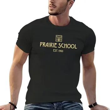 Футболка Prairie School для мальчиков, рубашка с животным принтом, корейская модная футболка нового выпуска, топы размера плюс, мужская одежда