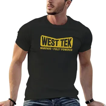 Футболка West Tek, футболки для мальчиков, винтажная одежда, однотонная футболка, футболка с аниме, мужские футболки с чемпионами