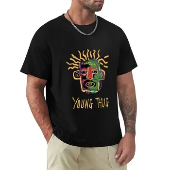 Футболка Young Thug, быстросохнущие милые топы, футболки для тяжеловесов для мужчин