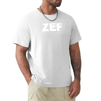 Футболка ZEF плюс размер, топы, блузка, черные футболки, винтажная футболка, мужская хлопчатобумажная футболка