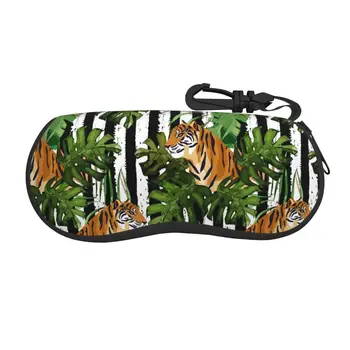 Футляр для очков Мягкая сумка для очков Лесные тигры Портативная коробка для солнцезащитных очков Сумка футляр для очков