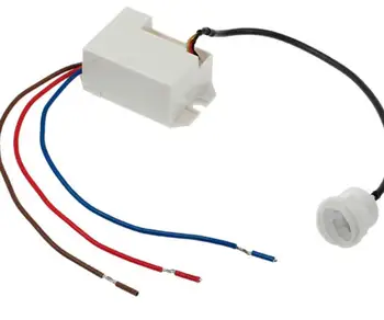Хорошая продажа 3 провода с электрическим реле ИК Инфракрасный датчик движения тела Автоматический выключатель управления лампой 220-240 В